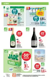 Catalogue Super U page 20: Lactel Lait UHT Demi-Écreme Bio €10,64, DEVOIS DES AGNEAUX D'AUMELAS €4,85