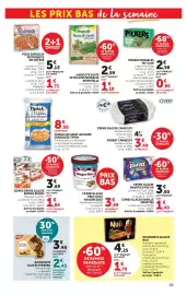 Catalogue Super U page 29: Bonduelle Haricots Verts extra-fins €4,18, Ferrero Batonnets glaces €2,43