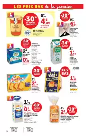 Catalogue Super U page 30: Pasquier Pancakes €1,88, Heudebert la Biscotte €2,37
