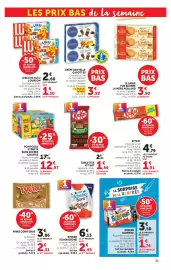 Catalogue Super U page 31: Kinder Schokobons €2,45, KitKat €1,46