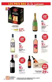 Catalogue Super U page 36: Charles VOLNER €17,20, VERYLY Rosé Pamp €1,97