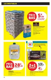Catalogue Super U page 48: COMBUFLAM STANDARD €28,99, U SPÉCIALISTE TERREAU PLANTATION €13,98