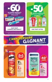 Catalogue Super U page 5: Pringles Original €1,26, LE PETIT MARSEILLAIS Crème de Douche €3,06