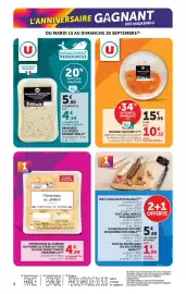 Catalogue Super U page 8: U Rougail saucisse €10,53, Piémontaise au Jambon €4,99