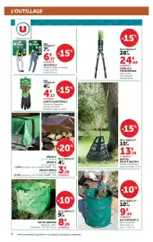 Catalogue Super U | Jardin page 4: SAC DE JARDIN U €8,99, GANTS PLANTATION U €4,17