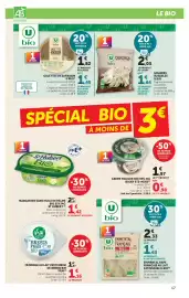 Catalogue Hyper U page 17: U OIGNONS €1,64, Isigny Ste-Mère Crème fraîche bio €2,95