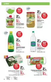 Catalogue Hyper U page 18: Jardin Bio Pur jus Citron €4,20, La Boulangère Bio Pains au Chocolat €3,82