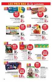 Catalogue Hyper U page 34: Petit Navire Thon entier au naturel €2,49, Paul & Louise Rougail Saucisses et Riz €2,93