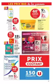 Catalogue Hyper U page 37: Pampers baby-dry pants €19,02, GARNIER Solution Micellaire Salicylique €6,15