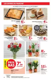 Catalogue Hyper U page 44: Brioche Marbrée €3,49, Tarte Profiteroles €8,49