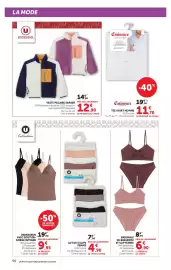 Catalogue Hyper U page 50: ENSEMBLE DE BRASSIERE ET SLIP FEMME €6,90, Essentiel VESTE POLAIRE ENFANT €12,90