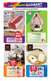 Catalogue Hyper U page 7: Viande Bovine Roti €12,69, U Saveurs Ossau-Iraty AOP €17,81
