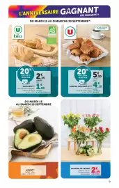 Catalogue Hyper U page 9: U BIO Pain €1,88, U PAINS AU CHOCOLAT €4,16