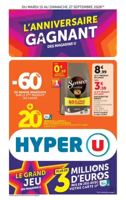 Hyper U (valable jusqu'au 27-09)