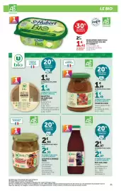 Catalogue U Express page 11: U bio Chair de tomates €1,99, U bio Aubergines €2,35