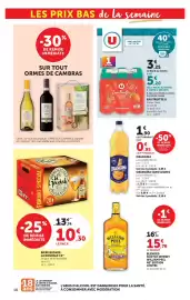 Catalogue U Express page 18: ORANGINA €2,58, EAU FRUITÉE U €3,25