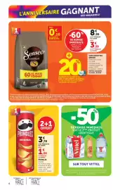 Catalogue U Express page 6: PRINGLES Original €3,78, Senseo Classique €3,59