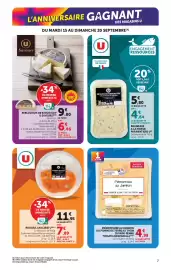Catalogue U Express page 7: Piémontaise au Jambon €4,99, U Saveurs Reblochon de Savoie AOP €6,46