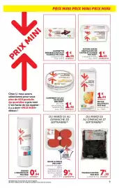 Catalogue U Express page 9: NECTAR MULTIFRUITS €1,44, Pruneaux Entiers €7,30