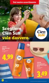 Volantino Lidl settimana 37 Pagina 2: Cien Sun Spray solare sport €4,99