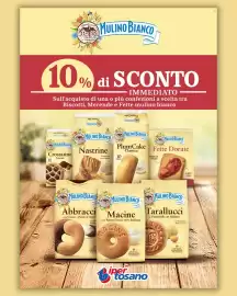 Volantino Iper Tosano settimana 37 Pagina 2: Mulino Bianco Biscotti Merende e Fette mulino bianco