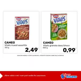 Volantino Iper Tosano settimana 37 Pagina 3: Cameo Vitalis muesli assortito €2,49, Cameo Vitalis granola classic €0,99