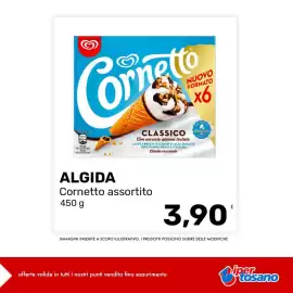 Volantino Iper Tosano settimana 37 Pagina 7: Algida Cornetto assortito €3,90