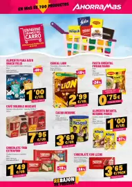 Folleto AhorraMas semana 37 Página 13: Cereal lion caramelo y chocolate €2,99, Maggi pasta oriental fusian pollo €0,75