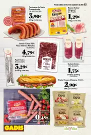 Folleto Gadis semana 37 Página 10: La Hoguera torreznos soria €3,90, El pozo king upp bacon sabor original €1,29