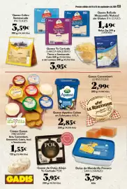 Folleto Gadis semana 37 Página 12: Pok queso de oveja añejo ya cortado €3,95, San Lorenzo dulce de membrillo primera €3,79