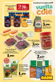 Folleto Gadis semana 37 Página 17: Miel GRANJA SAN FRANCISCO €5,99, Gullón tortitas vitalday chocolate negro €1,49