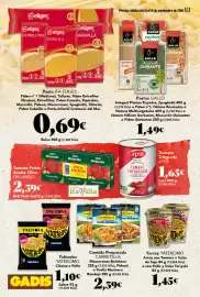 Folleto Gadis semana 37 Página 28: Yarroz yatekomo €1,45, Carretilla macarrones boloñesa fideuá paella marinera €2,39