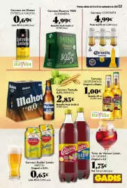 Folleto Gadis semana 37 Página 35: Alhambra cerveza reserva 1925 mini €4,99, Desperados Original o Mojito €1,00
