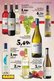 Folleto Gadis semana 37 Página 36: Hacienda Elsa €6,33, Semi Dulce Vino Blanco Semidulce Suave Afrutado Luchana €1,90