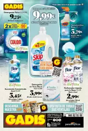Folleto Gadis semana 37 Página 48: Flor Perfumador Líquido para la Ropa €2,99, Natulim Detergente en Tiras €3,99