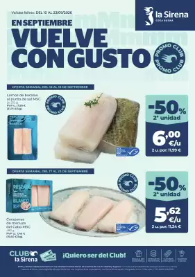 Catálogo La Sirena (válido hasta el 23-09)