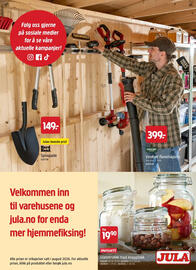 Jula kundeavis Side 58: Menuett Glasskrukke med knepplokk €19,90