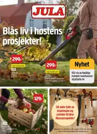 Jula kundeavis Side 1: Hard Head Trekasse €129,00, Hard Head Trillebår 65 €299,00