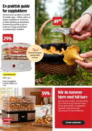 Jula kundeavis Side 14: Menuett Frukt-/sopptørker 245 W €599,00, Bright Frukt-/sopptørker €299,00