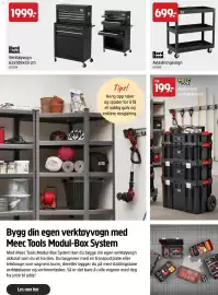 Jula kundeavis Side 23: Hard Head Avlastningsvogn €699,00, Hard Head Verktøyvogn €1.999,00