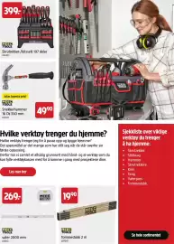 Jula kundeavis Side 25: MeeC Tools vater 2000 mm €269,00, MeeC Tools Skrutrekker-/bitssett 107 deler €399,00