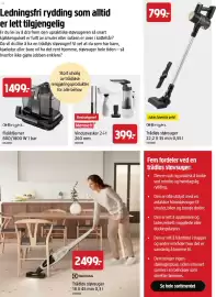 Jula kundeavis Side 26: Bright trådløs støvsuger €799,00, Menuett Vindusvasker 2-i-1 260 mm €399,00