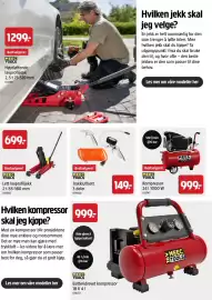 Jula kundeavis Side 31: MEEC TOOLS Trykkluftsett €149,00, MeeC Tools Kompressor €999,00