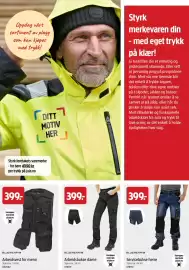 Jula kundeavis Side 43: Bluewear arbeidsvest for menn €399,00, Bluewear arbeidsbukse dame €399,00