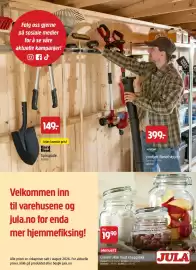 Jula kundeavis Side 58: Menuett Glasskrukke med knepplokk €19,90