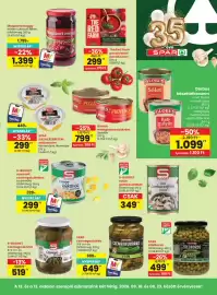 Spar akciós újság hét 37 Oldal 27: Spar zöldborsó €499,00, Spar májaskrém €299,00
