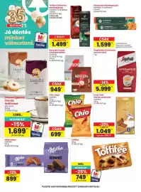 Spar akciós újság hét 37 Oldal 32: Nescafe instant kávéspecialitás €949,00, Chio chips €699,00