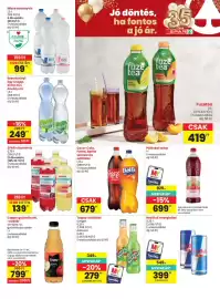 Spar akciós újság hét 37 Oldal 33: Topjoy üdítőital €279,00, Coca-Cola, Fanta, Sprite szénsavas üdítőital €679,00
