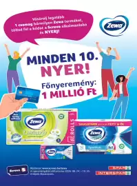 Spar akciós újság hét 37 Oldal 38: Zewa €1.000.000,00