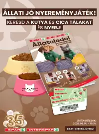 Spar akciós újság hét 37 Oldal 41: Scotty kutyatej €50.000,00